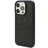 Audi GT Capa rígida em pele sintética para Apple iPhone 15 Pro Max 6,7 polegadas preto