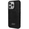 Audi Capa rígida MagSafe em pele sintética para Apple iPhone 14 Pro Max 6,7 polegadas preto
