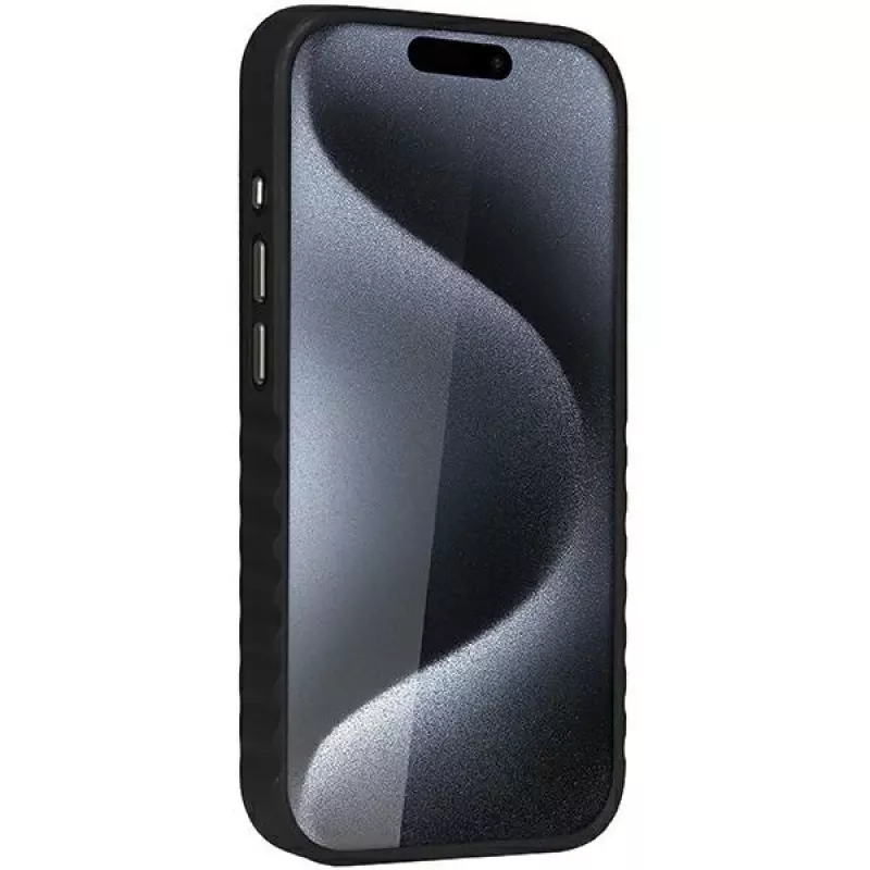 Audi Capa rígida MagSafe em pele sintética iPhone 15 Pro 6.1 preto