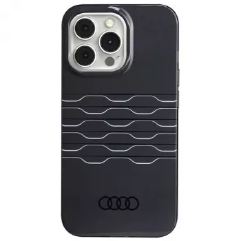 Audi Capa rígida MagSafe IML para iPhone 13 Pro Max 6,7 polegadas preto AU-IMLMIP13PM-A6/D3-BK