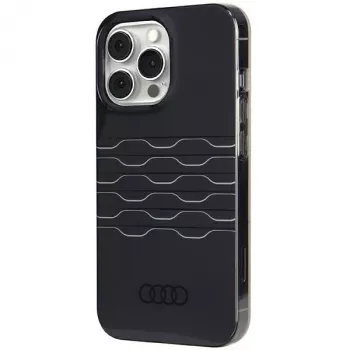 Audi Capa rígida MagSafe IML para iPhone 13 Pro Max 6,7 polegadas preto AU-IMLMIP13PM-A6/D3-BK