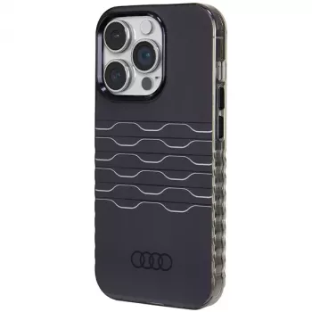 AUDI Capa rígida MagSafe IML para iPhone 14 Pro 6.1 preto AU-IMLMIP14P-A6/D3-BK