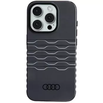 Audi Capa rígida MagSafe IML para iPhone 15 Pro 6.1 preto