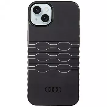 Audi Capa rígida MagSafe IML para iPhone 15 Plus / 14 Plus 6.7 preto