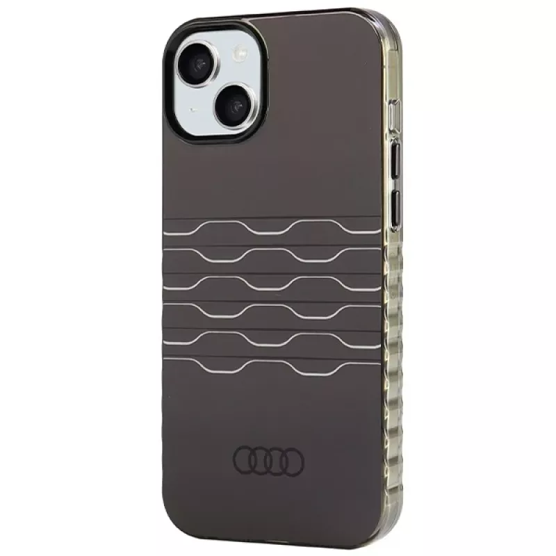 Audi Capa rígida MagSafe IML para iPhone 15 Plus / 14 Plus 6.7 preto