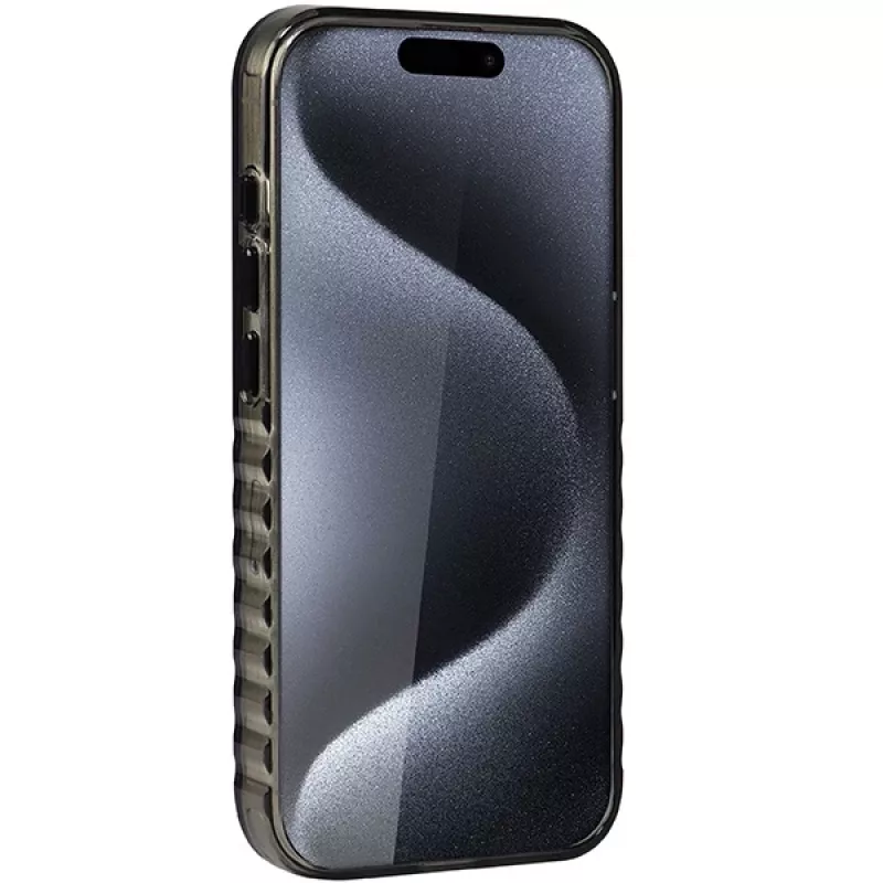 Audi Capa rígida MagSafe IML para iPhone 15 Pro Max 6,7 polegadas preto