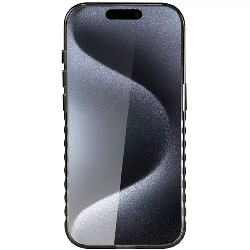 Audi Capa rígida MagSafe IML para iPhone 15 Pro Max 6,7 polegadas preto