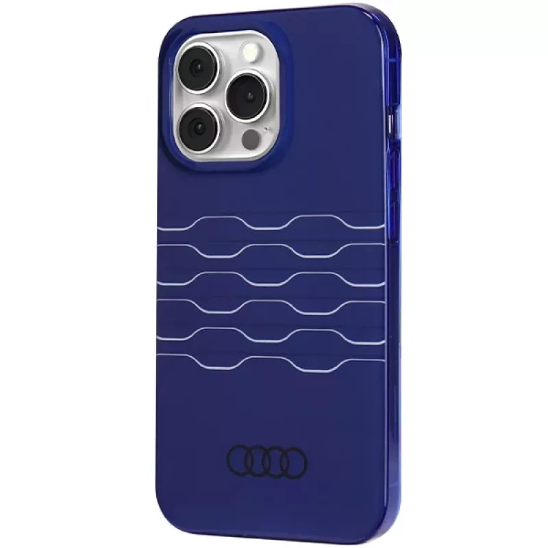 Audi IML MagSafe Capa para iPhone 13 Pro / 13 6,1 polegadas Azul-marinho Capa rígida