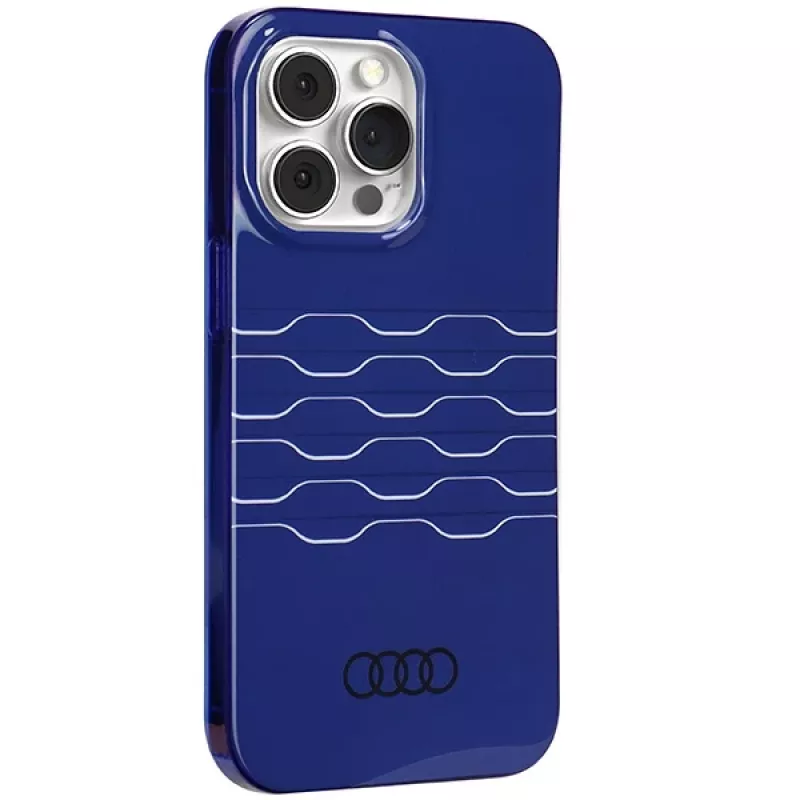 Audi IML MagSafe Capa para iPhone 13 Pro Max 6,7 polegadas Azul-marinho Capa rígida