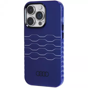Audi IML MagSafe Capa para iPhone 14 Pro 6,1 polegadas Azul-marinho Capa rígida AU-IMLMIP14P-A6/D3-BE
