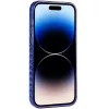 Audi IML MagSafe Capa para iPhone 14 Pro 6,1 polegadas Azul-marinho Capa rígida AU-IMLMIP14P-A6/D3-BE
