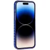 Audi Capa rígida MagSafe IML para iPhone 14 Pro Max 6,7 Navy Blue