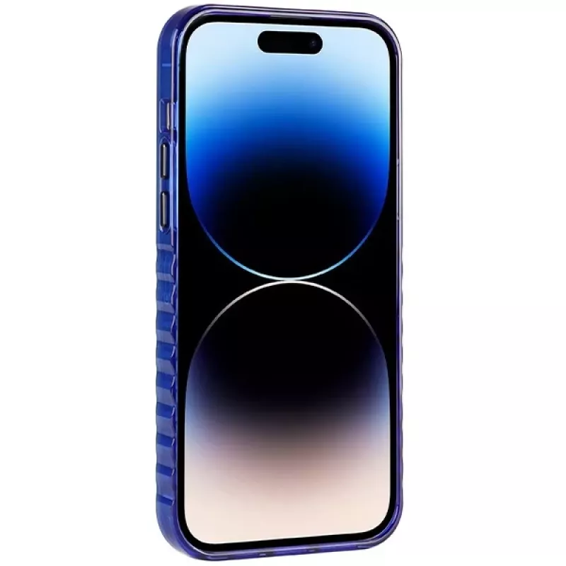 Audi Capa rígida MagSafe IML para iPhone 14 Pro Max 6,7 Navy Blue