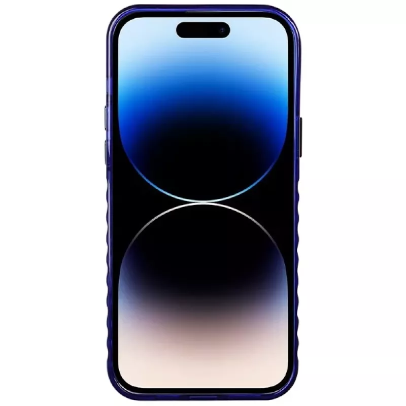 Audi Capa rígida MagSafe IML para iPhone 14 Pro Max 6,7 Navy Blue