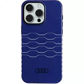 Audi IML MagSafe Capa para iPhone 15 Pro Max 6,7 polegadas Azul-marinho Capa rígida