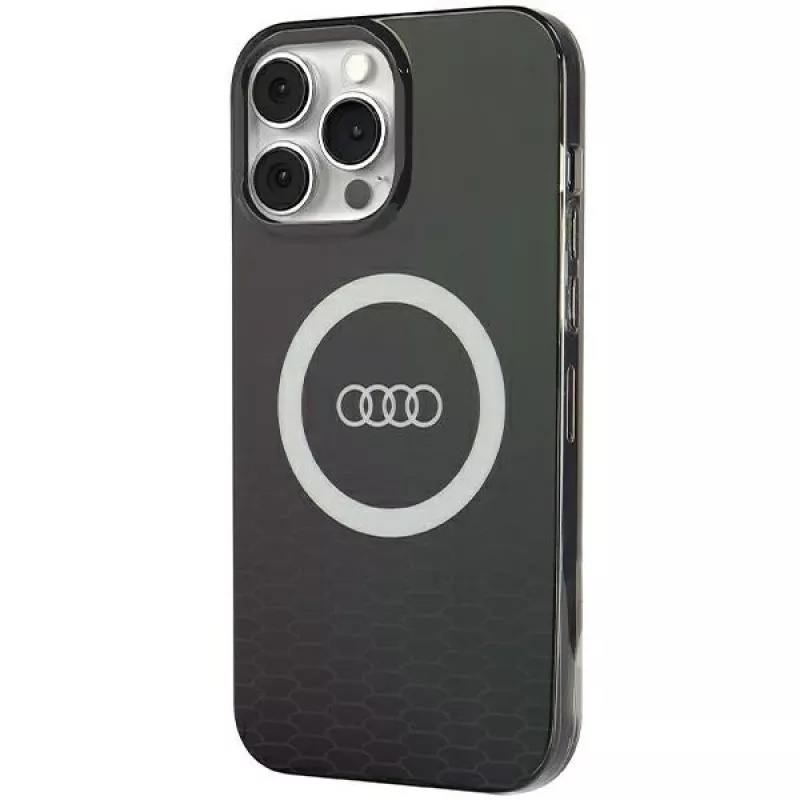 Audi Capa rígida MagSafe IML Big Logo para iPhone 13 Pro / 13 6,1 polegadas preto