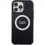 Audi Capa rígida MagSafe IML Big Logo para iPhone 14 Pro Max 6,7 polegadas preto