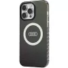 Audi Capa rígida MagSafe IML Big Logo para iPhone 14 Pro Max 6,7 polegadas preto