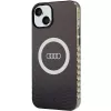 Audi Capa rígida MagSafe IML Big Logo para iPhone 15 Plus / 14 Plus 6,7 polegadas preto