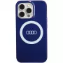 Capa MagSafe Audi IML Big Logo para iPhone 13 Pro / 13 6.1 azul-marinho rígida