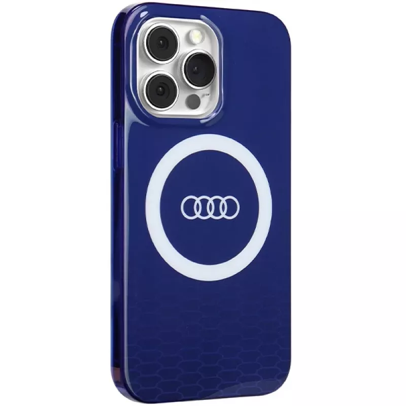 Capa MagSafe Audi IML Big Logo para iPhone 13 Pro / 13 6.1 azul-marinho rígida