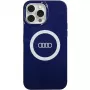Capa MagSafe Audi IML Big Logo para iPhone 13 Pro Max 6.7 azul-marinho rígida AU-IMLMIP13PM-Q5/D2-BE