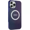 Capa MagSafe Audi IML Big Logo para iPhone 13 Pro Max 6.7 azul-marinho rígida AU-IMLMIP13PM-Q5/D2-BE