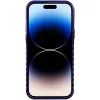 Capa MagSafe Audi IML Big Logo para iPhone 14 Pro 6.1 azul-marinho rígida AU-IMLMIP14P-Q5/D2-BE