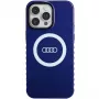 Capa MagSafe Audi IML Big Logo para iPhone 14 Pro Max 6,7 azul-marinho rígida