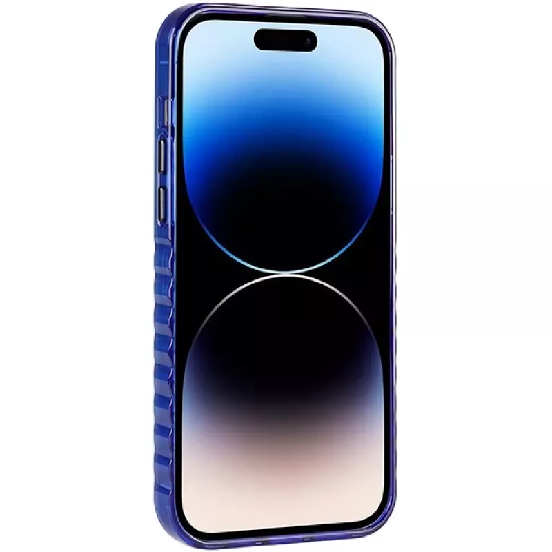 Capa MagSafe Audi IML Big Logo para iPhone 14 Pro Max 6,7 azul-marinho rígida
