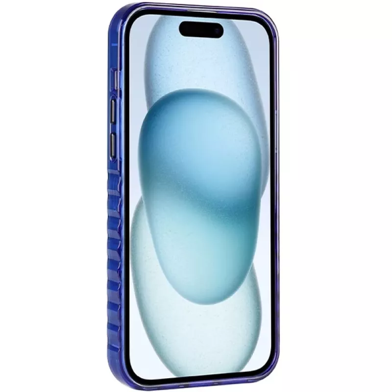 Capa MagSafe Audi IML Big Logo para iPhone 15 / 14 / 13 6.1 azul-marinho rígida