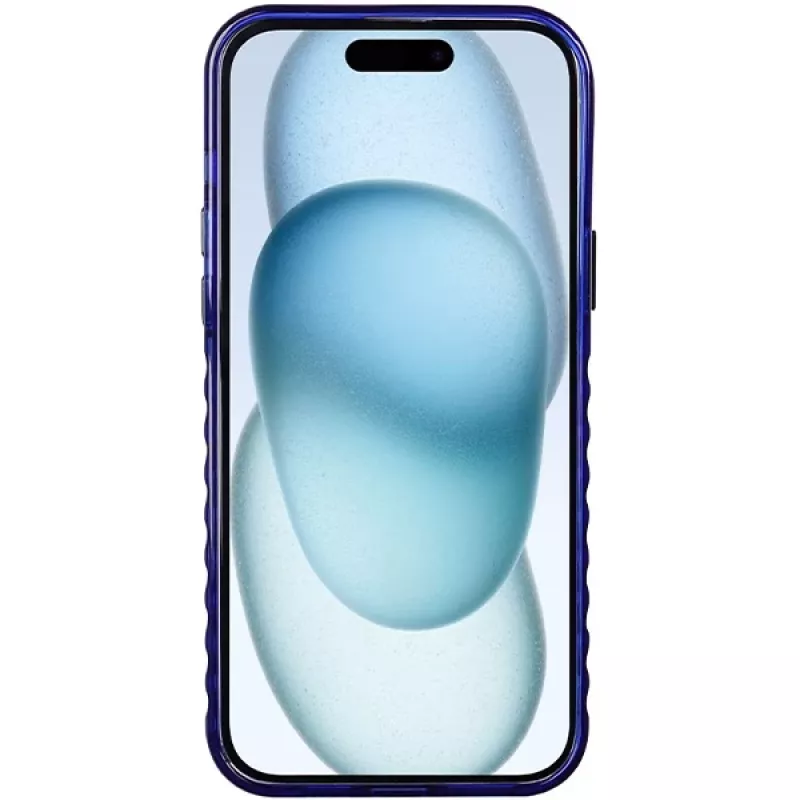Capa MagSafe Audi IML Big Logo para iPhone 15 / 14 / 13 6.1 azul-marinho rígida