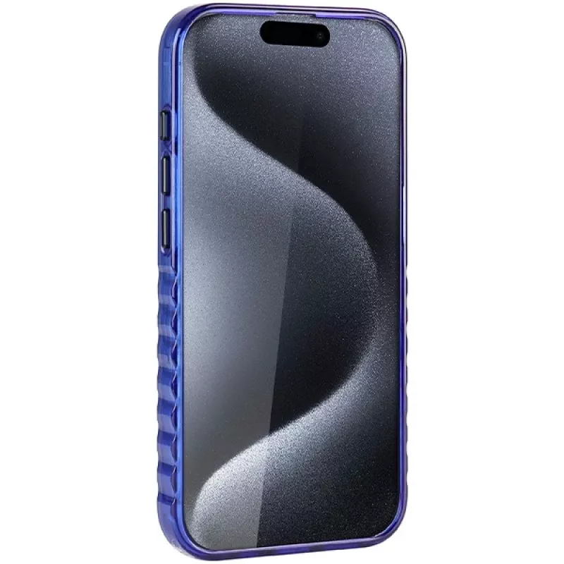 Capa MagSafe Audi IML Big Logo para iPhone 15 Pro 6.1 azul-marinho rígida