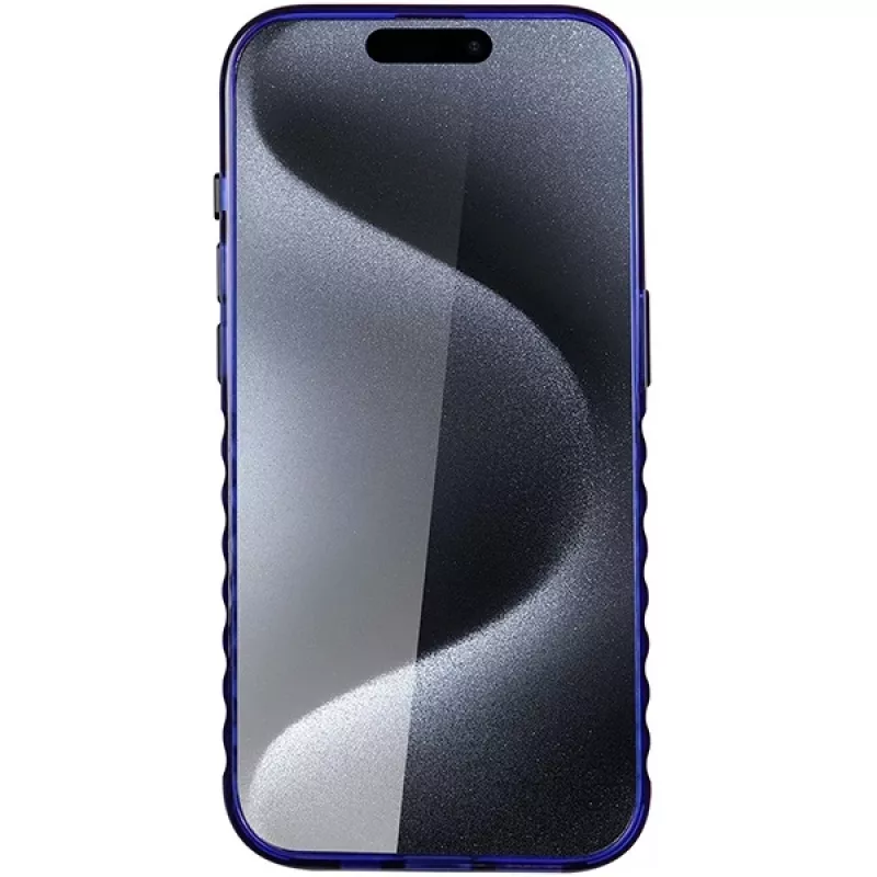Capa MagSafe Audi IML Big Logo para iPhone 15 Pro 6.1 azul-marinho rígida