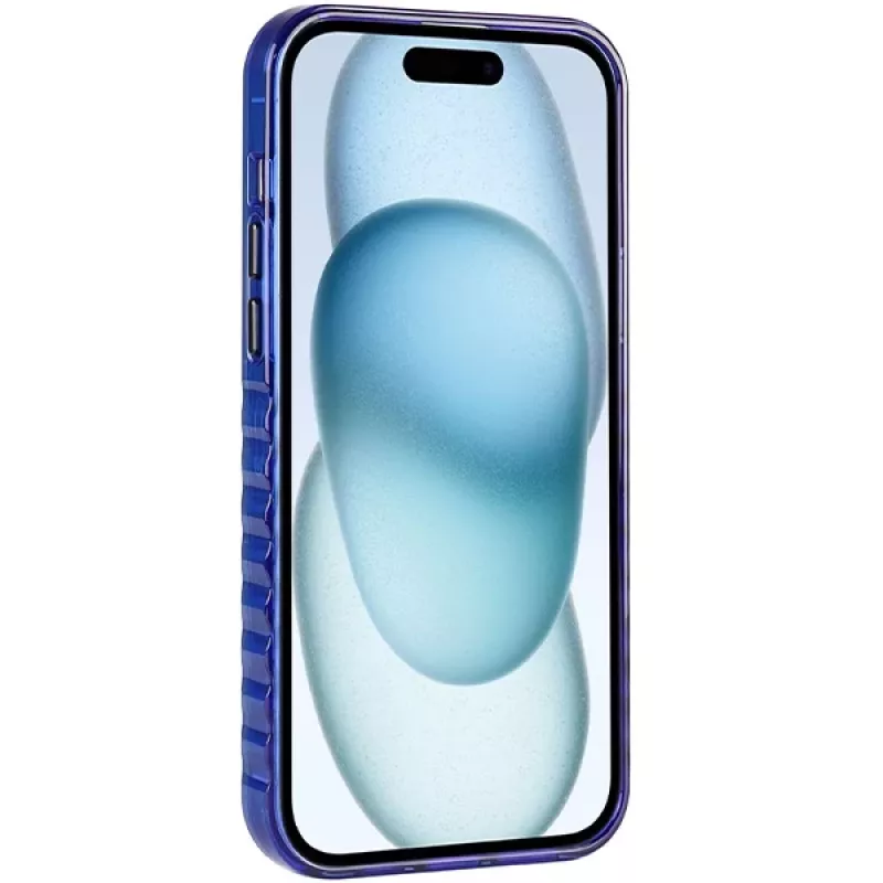 Capa MagSafe Audi IML Big Logo para iPhone 15 Plus / 14 Plus 6.7, azul-marinho rígida