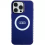 Capa MagSafe Audi IML Big Logo para iPhone 15 Pro Max 6,7 azul-marinho rígida AU-IMLMIP15PM-Q5/D2-BE