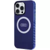 Capa MagSafe Audi IML Big Logo para iPhone 15 Pro Max 6,7 azul-marinho rígida AU-IMLMIP15PM-Q5/D2-BE