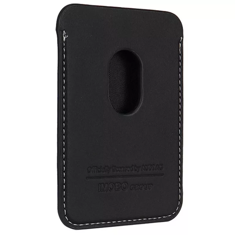 Carteira Audi em pele sintética com porta-cartões preta MagSafe AU-MSCH-Q3/D1-BK