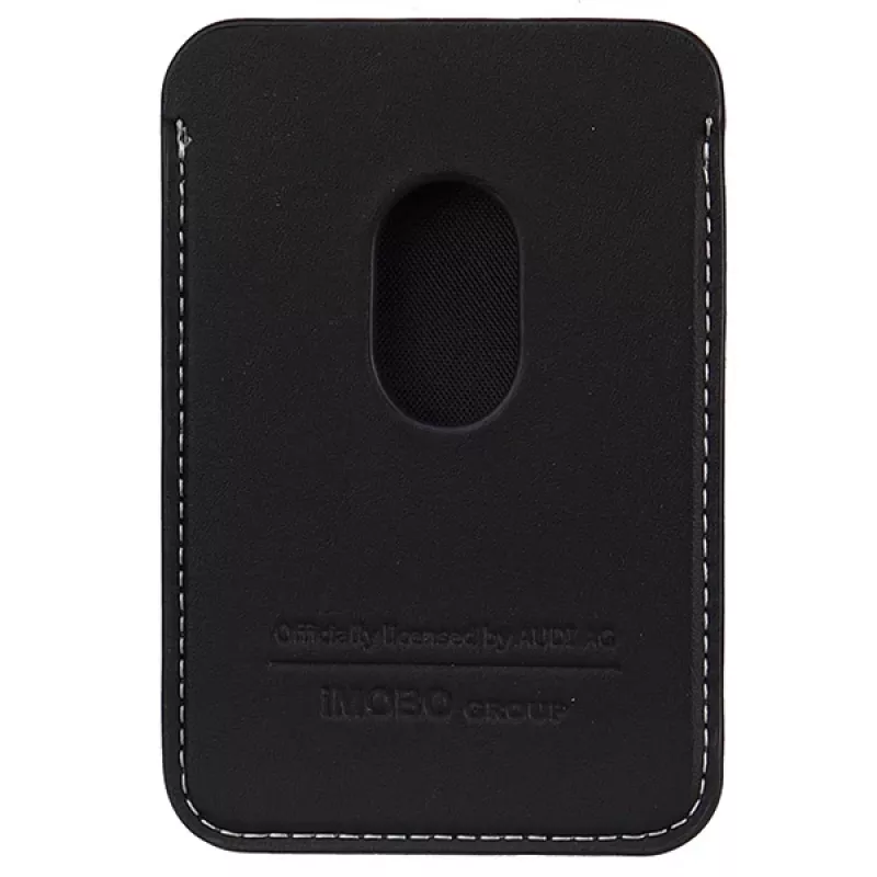 Carteira Audi em pele sintética com porta-cartões preta MagSafe AU-MSCH-Q3/D1-BK