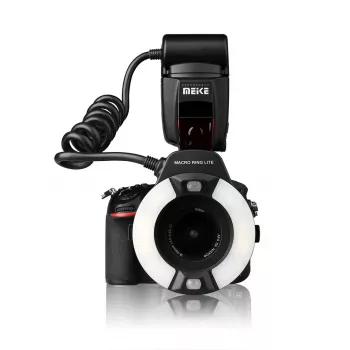 Flash anelar macro Meike MK-14EXT-C para Canon E-TTL/E-TTL II