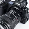 Adaptador MEIKE MK-EFTZ-B Nikon Z para objetiva Canon EF/EF-S com AF e estabilização de imagem