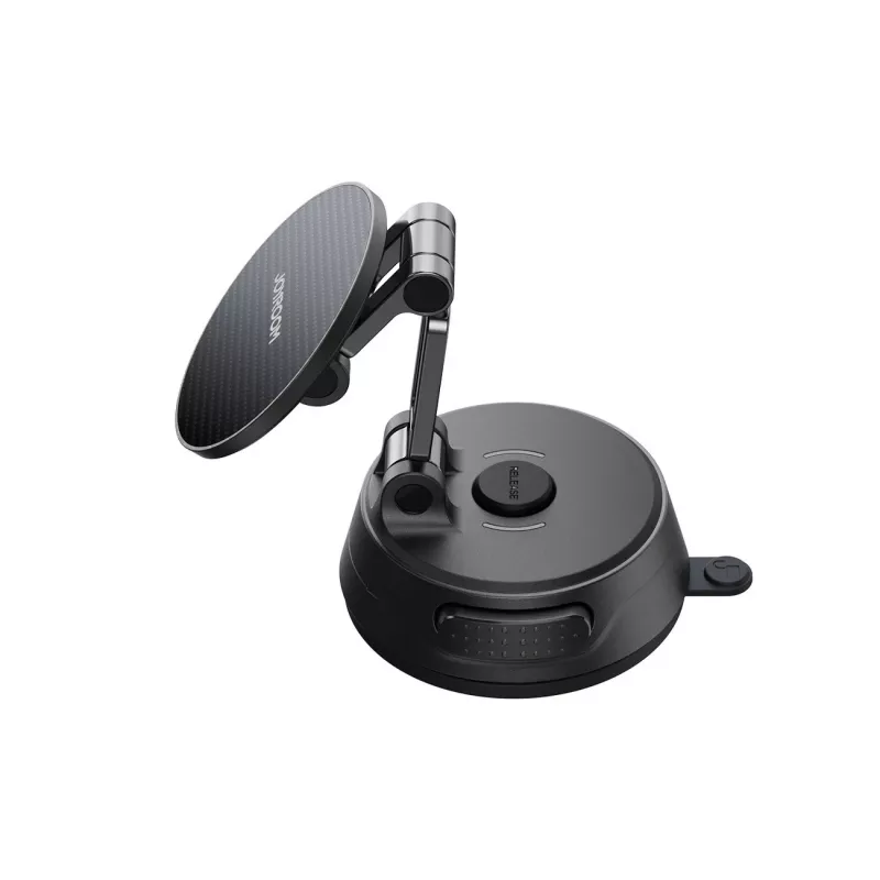 Suporte magnético de telemóvel para carro Joyroom JR-ZS51 com ventosa para para-brisas ou painel - Preto