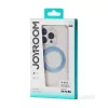 Capa ultrafina compatível com MagSafe JOYROOM JR-16JL6 para iPhone 16 Pro Max com anel suporte rotativo 360° - Azul