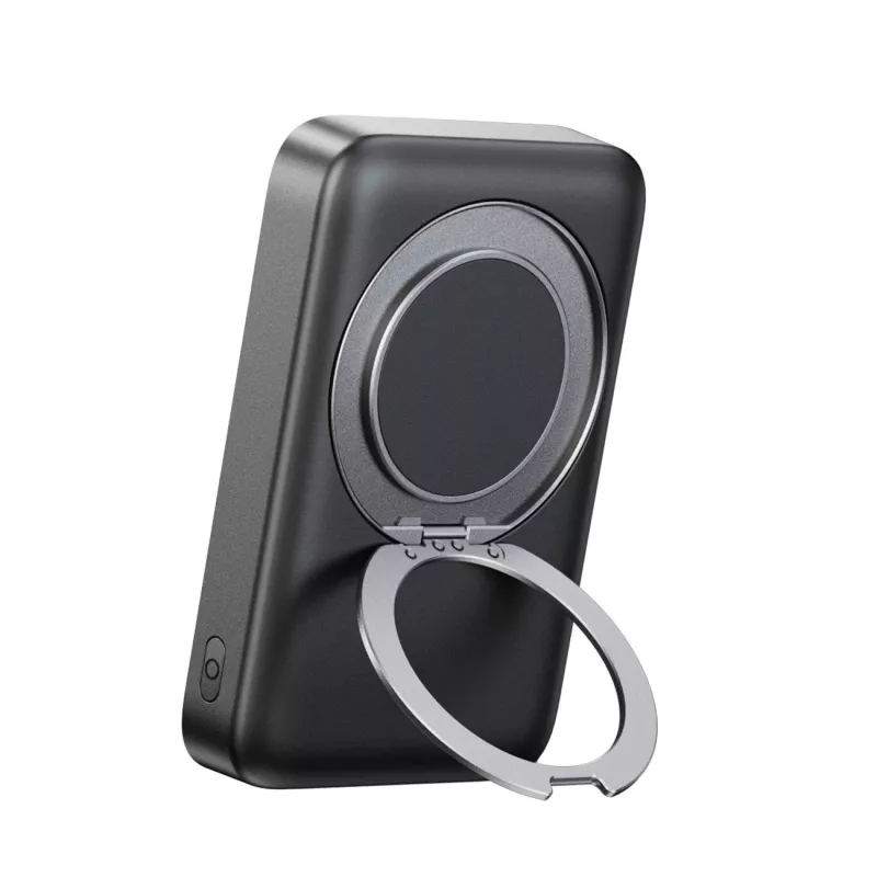 Powerbank Joyroom JR-PBM02 22,5W 10000mAh 3 em 1 indutivo magnético compatível com MagSafe com cabo integrado - Preto