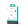 Cabo de carregamento magnético 3 em 1 Joyroom S-IW007 USB-A para Lightning/USB-C/Micro USB 1,2m Branco