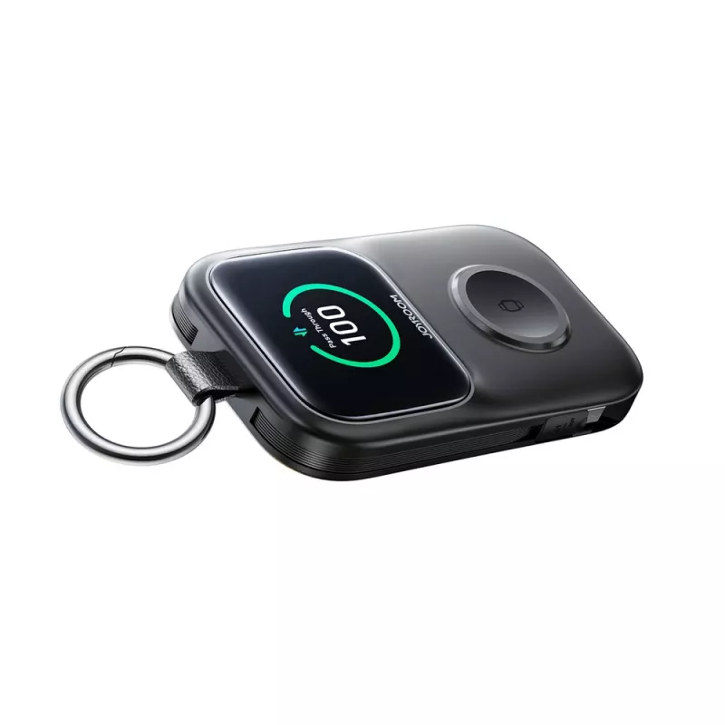 Powerbank Joyroom JR-W19 5000 mAh sem fios com carregador de smartwatch 5W Preto