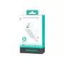 Fonte de alimentação GaN Joyroom JR-TG10 65W 2x USB-C + USB-A com cabo USB-C para USB-C 100W 1,2m Branco