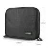 Estojo organizador eletrónico UGREEN para disco HDD SSD telemóvel cabos acessórios 24,5 x 17,5 x 5 cm cinzento (50147 LP149)