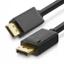 Cabo UGREEN DisplayPort para DisplayPort DP102, 4K, 3D, 5m, preto
