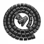 Ugreen LP121 tubo de cobertura para cabos, 25 mm x 3 m, preto (30819)